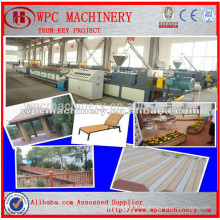 Holz-Kunststoff-Composite-WPC-Boden-Maschine / WPC-Decking-Maschine